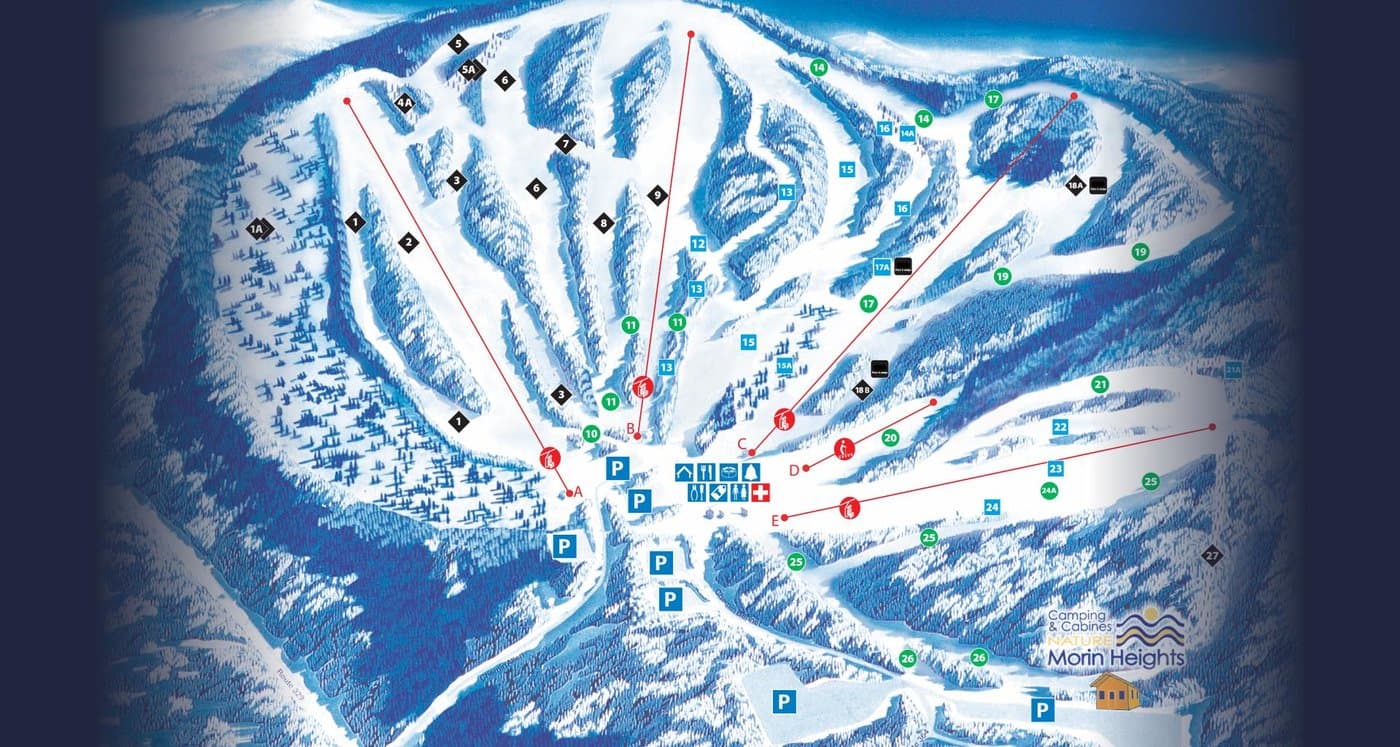 Morin Heights Trail Map