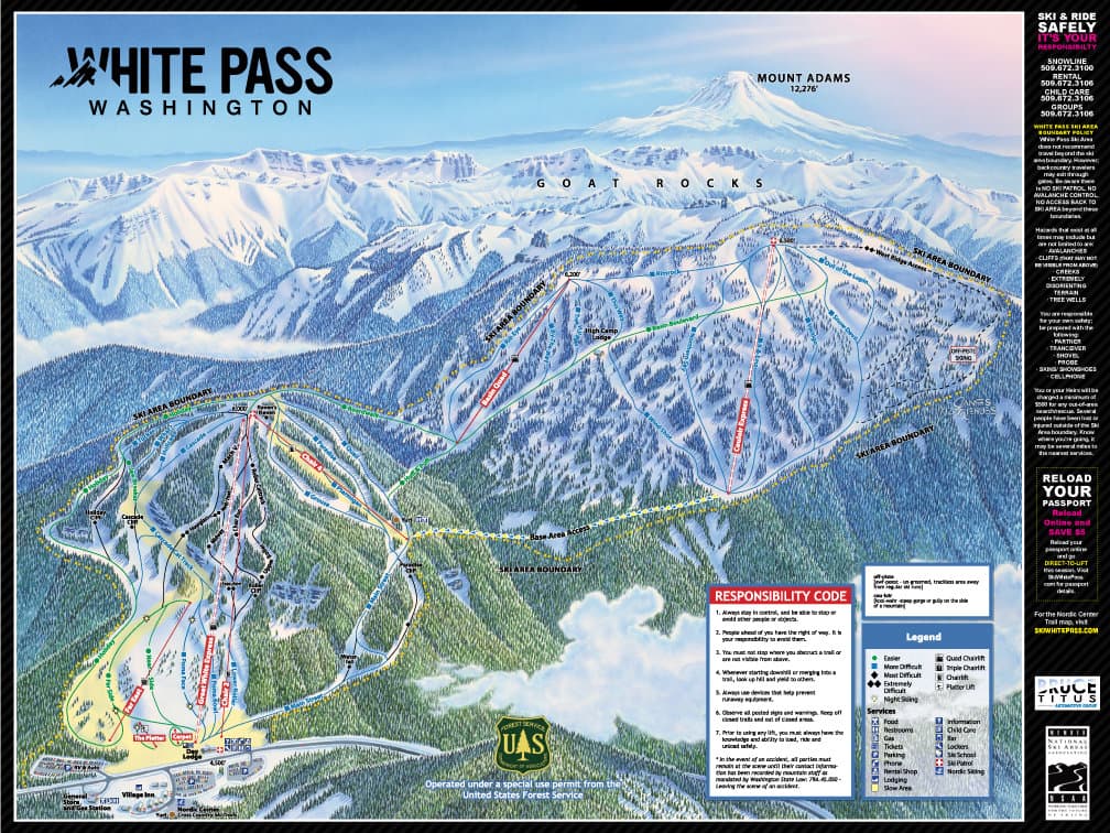 White Pass Trail Map